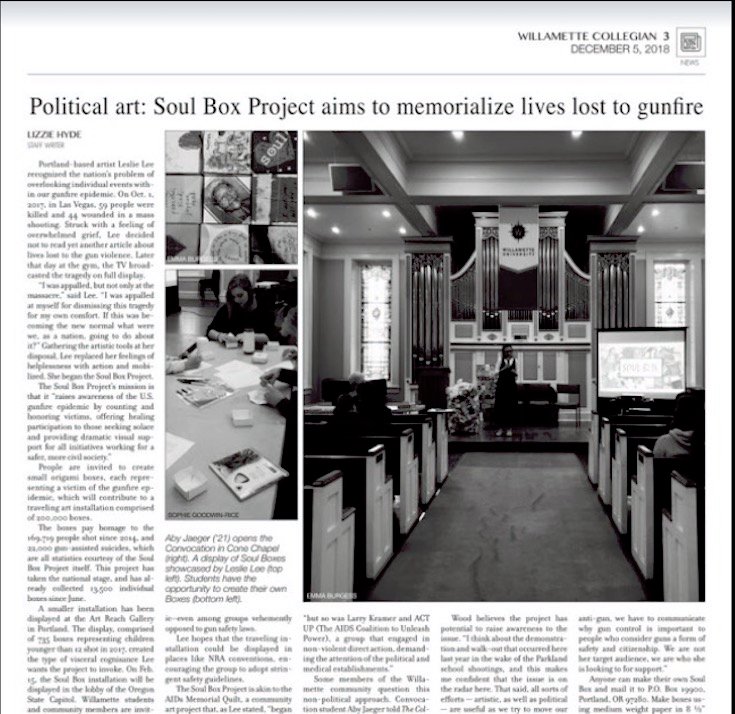 Willamette Weekly article, 2018